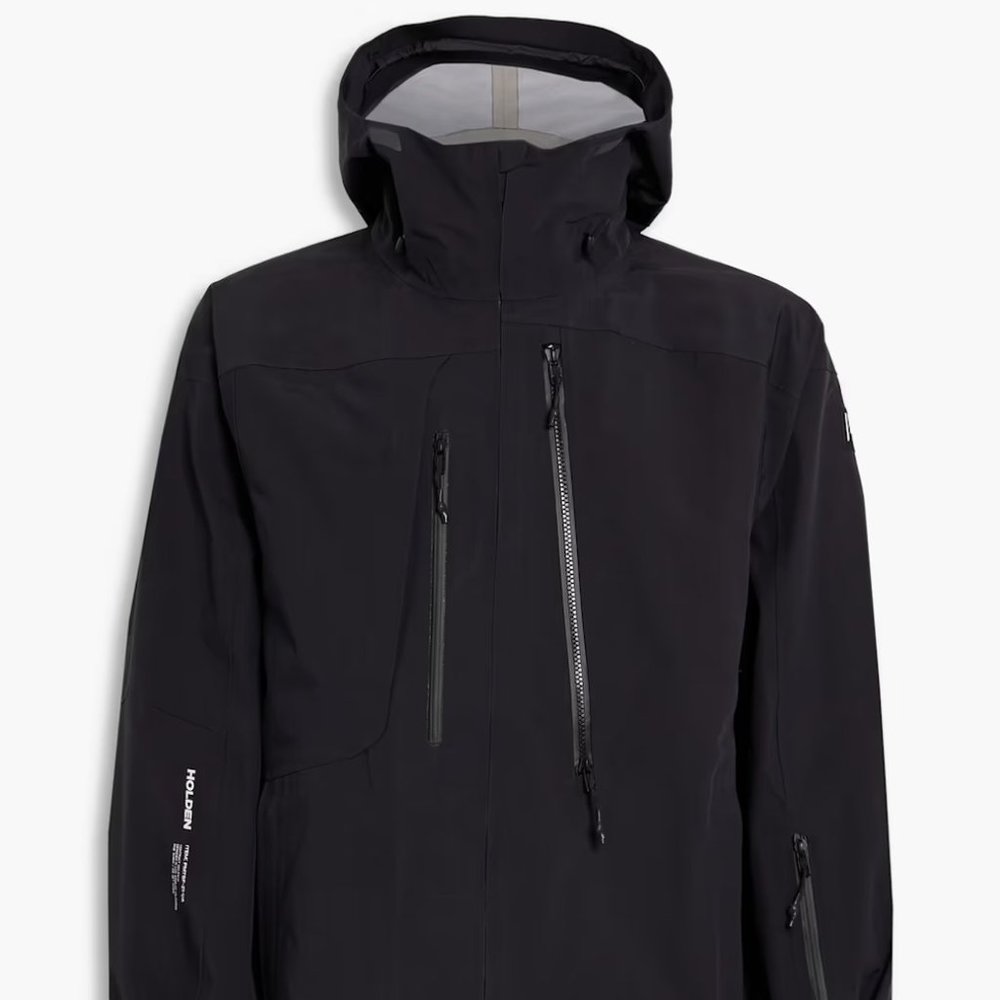 Holden Shell Hooded Jacket Ski Jacket Men's Size XL Black